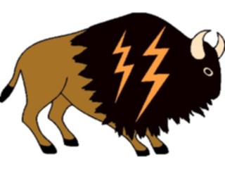 Sticker Custom Preview Image #024338 Animals Land Animals Buffalo05