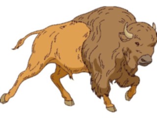 Sticker Custom Preview Image #024341 Animals Land Animals Buffalo08