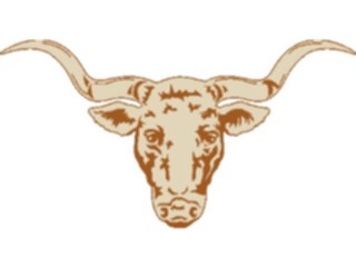 Sticker Custom Preview Image #024358 Animals Land Animals Bull Head3
