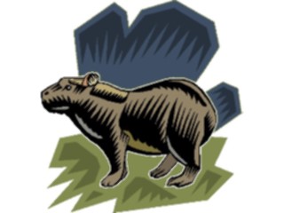 Sticker Custom Preview Image #024385 Animals Land Animals Capybara