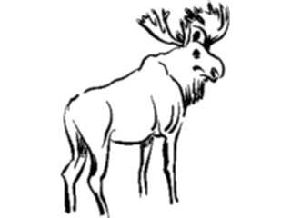 Sticker Custom Preview Image #024386 Animals Land Animals Caribou1