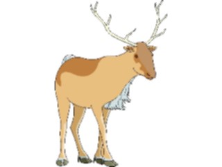 Sticker Custom Preview Image #024387 Animals Land Animals Caribou2