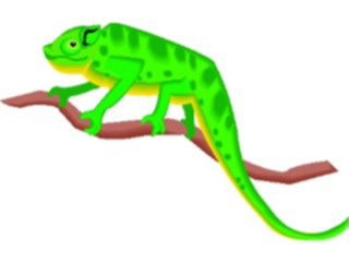 Sticker Custom Preview Image #024396 Animals Land Animals Chameleon7