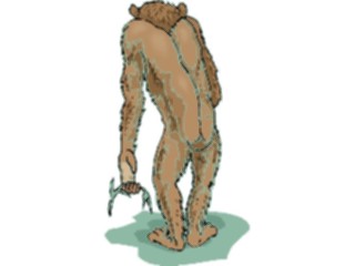 Sticker Custom Preview Image #024414 Animals Land Animals Chimp Rear