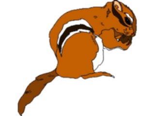 Sticker Custom Preview Image #024417 Animals Land Animals Chipmunk1