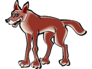 Sticker Custom Preview Image #024446 Animals Land Animals Coyote5