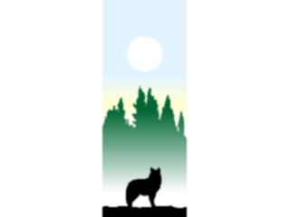 Sticker Custom Preview Image #024448 Animals Land Animals Coyote Graphic1