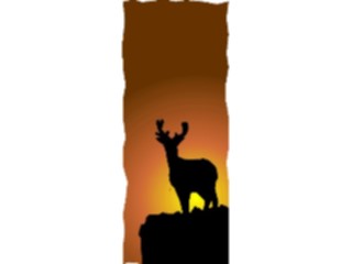 Sticker Custom Preview Image #024503 Animals Land Animals Deer Graphic1
