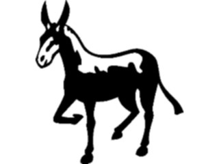 Sticker Custom Preview Image #024514 Animals Land Animals Donkey02