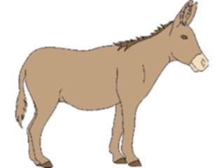 Sticker Custom Preview Image #024516 Animals Land Animals Donkey04