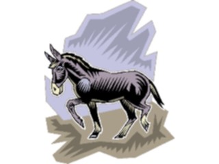 Sticker Custom Preview Image #024517 Animals Land Animals Donkey05