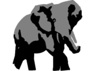 Sticker Custom Preview Image #024528 Animals Land Animals Elephant02