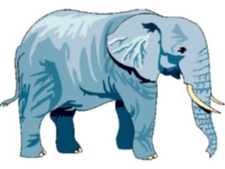 Sticker Custom Preview Image #024534 Animals Land Animals Elephant08