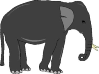 Sticker Custom Preview Image #024536 Animals Land Animals Elephant10