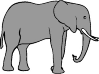 Sticker Custom Preview Image #024539 Animals Land Animals Elephant13