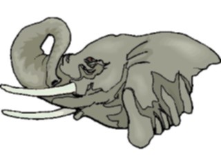 Sticker Custom Preview Image #024543 Animals Land Animals Elephant17