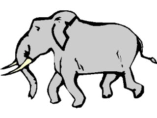 Sticker Custom Preview Image #024545 Animals Land Animals Elephant19