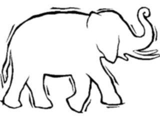 Sticker Custom Preview Image #024550 Animals Land Animals Elephant Frame