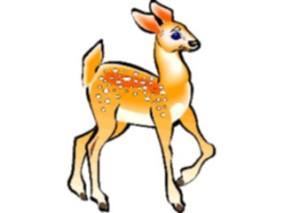 Sticker Custom Preview Image #024570 Animals Land Animals Fawn2
