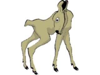 Sticker Custom Preview Image #024571 Animals Land Animals Fawn3