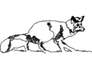 Sticker Custom Preview Image #024587 Animals Land Animals Fox03