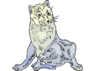 Sticker Custom Preview Image #024605 Animals Land Animals Fox Polar