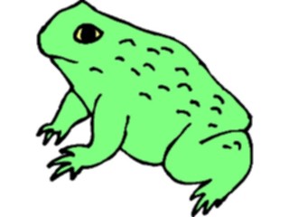 Sticker Custom Preview Image #024609 Animals Land Animals Frog04