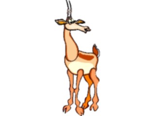 Sticker Custom Preview Image #024648 Animals Land Animals Gazelle3