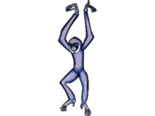 Sticker Custom Preview Image #024660 Animals Land Animals Gibbon1