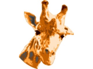 Sticker Custom Preview Image #024667 Animals Land Animals Giraffe04