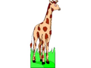Sticker Custom Preview Image #024672 Animals Land Animals Giraffe09