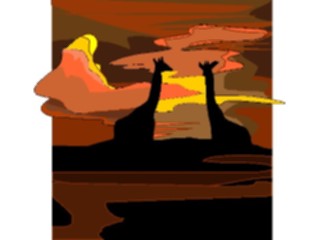 Sticker Custom Preview Image #024693 Animals Land Animals Giraffes