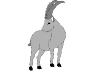 Sticker Custom Preview Image #024701 Animals Land Animals Goat02