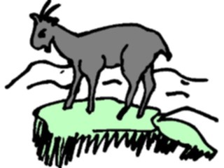 Sticker Custom Preview Image #024703 Animals Land Animals Goat04