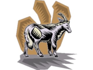 Sticker Custom Preview Image #024705 Animals Land Animals Goat06