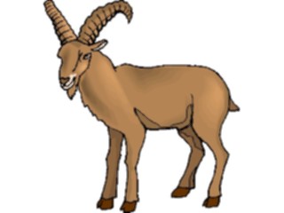 Sticker Custom Preview Image #024706 Animals Land Animals Goat07