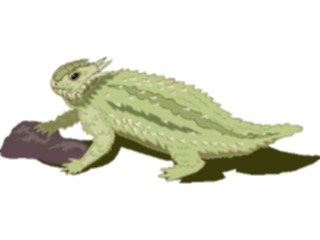 Sticker Custom Preview Image #024748 Animals Land Animals Horned Lizard