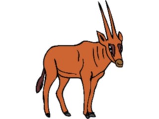 Sticker Custom Preview Image #024757 Animals Land Animals Ibex1