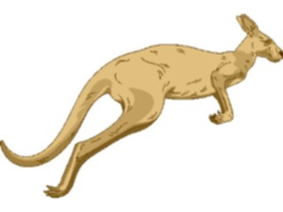 Sticker Custom Preview Image #024782 Animals Land Animals Kangaroo03