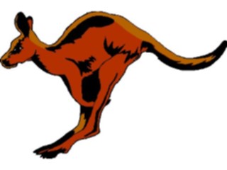 Sticker Custom Preview Image #024784 Animals Land Animals Kangaroo05