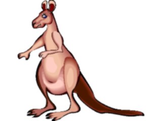 Sticker Custom Preview Image #024787 Animals Land Animals Kangaroo08