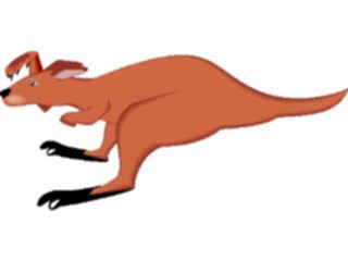 Sticker Custom Preview Image #024796 Animals Land Animals Kangaroo17