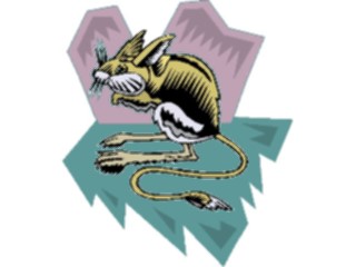 Sticker Custom Preview Image #024801 Animals Land Animals Kangaroo Rat1