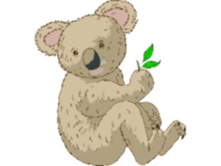 Sticker Custom Preview Image #024809 Animals Land Animals Koala3