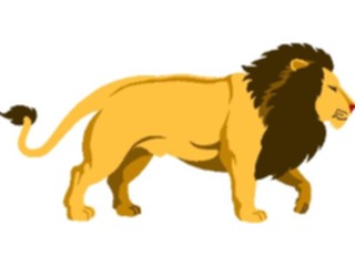 Sticker Custom Preview Image #024832 Animals Land Animals Lion02