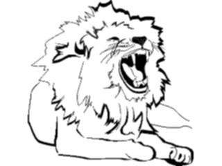 Sticker Custom Preview Image #024842 Animals Land Animals Lion12