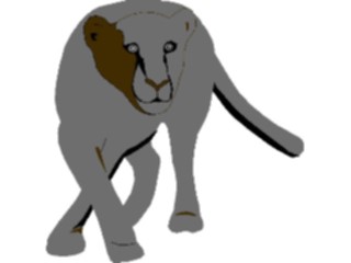 Sticker Custom Preview Image #024871 Animals Land Animals Lioness1