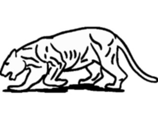 Sticker Custom Preview Image #024880 Animals Land Animals Lioness Walking