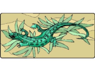 Sticker Custom Preview Image #024920 Animals Land Animals Lizard38