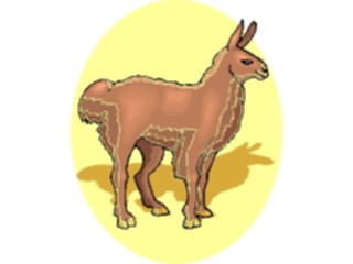 Sticker Custom Preview Image #024925 Animals Land Animals Llama2